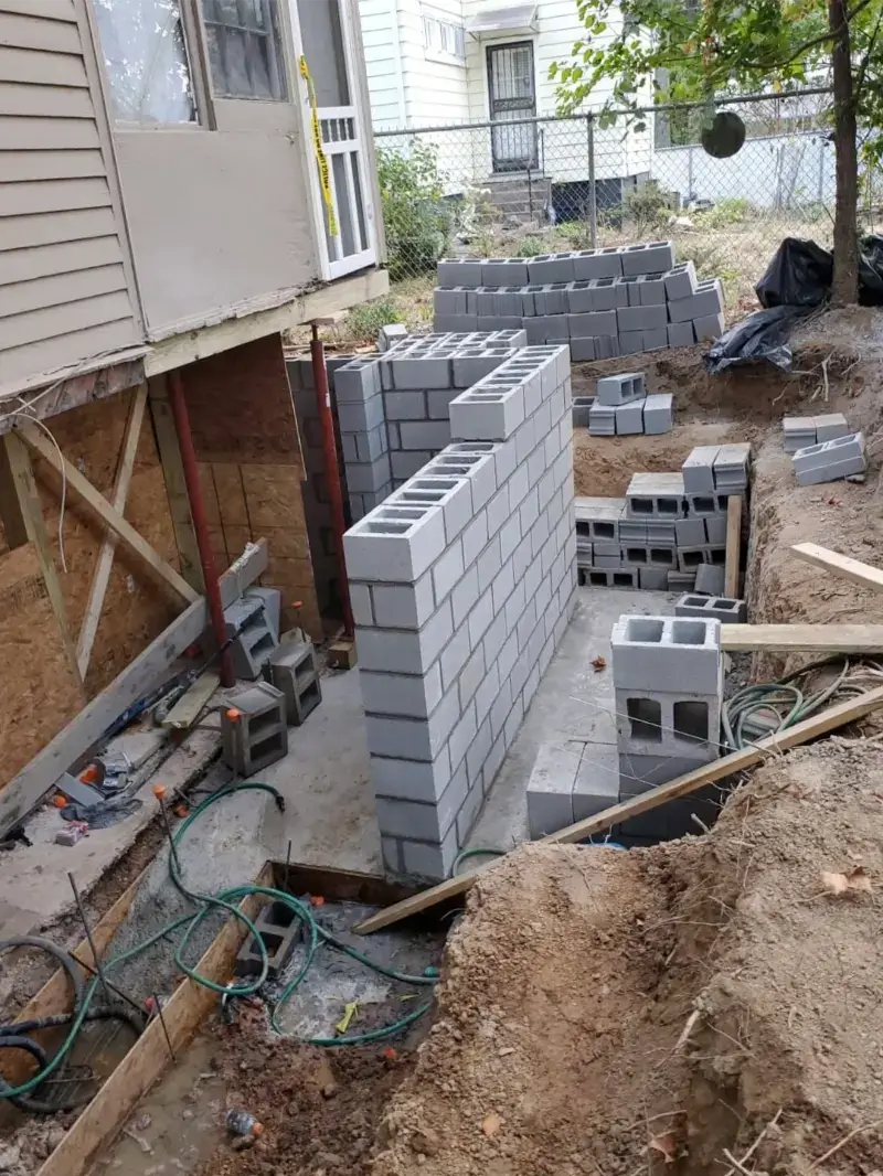 Family room addition in Gaithersburg for increased living area.