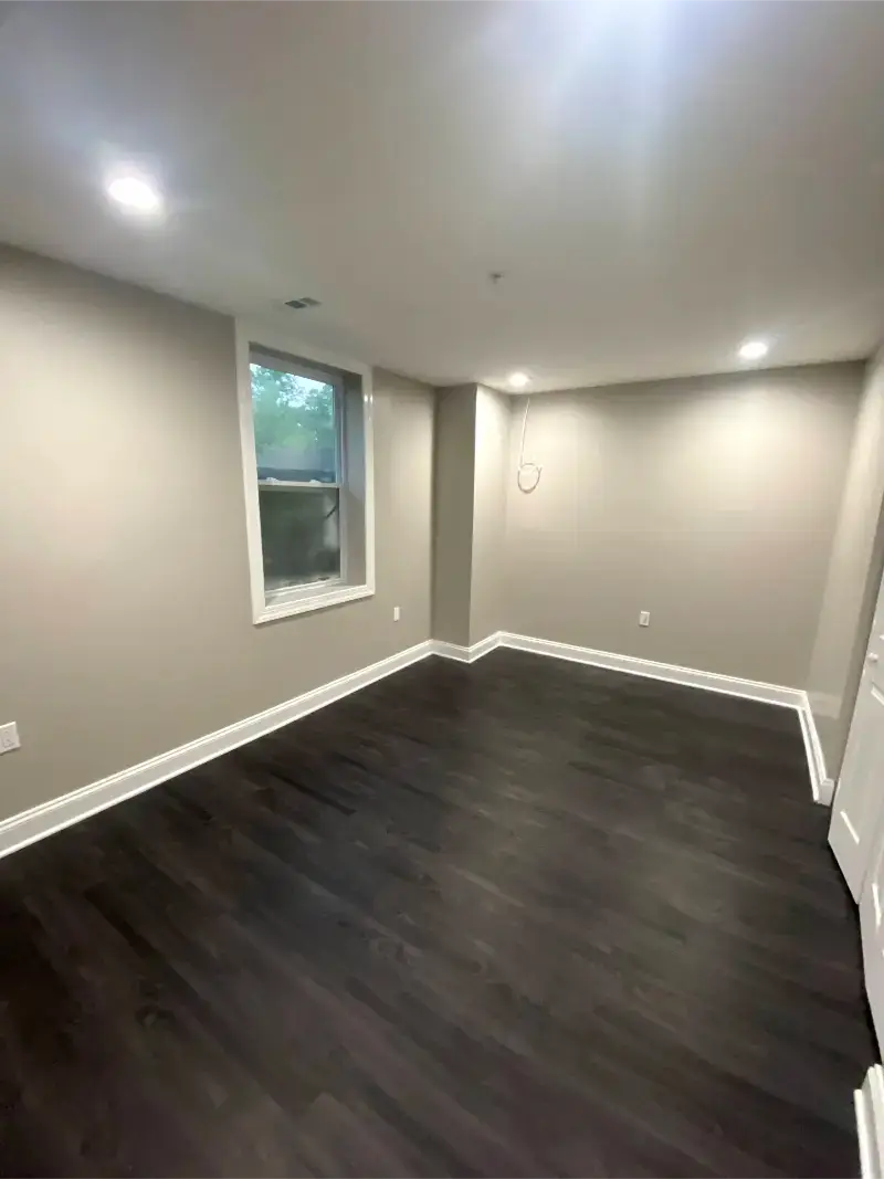 Annandale, Virginia basement bedroom renovation for added living space.