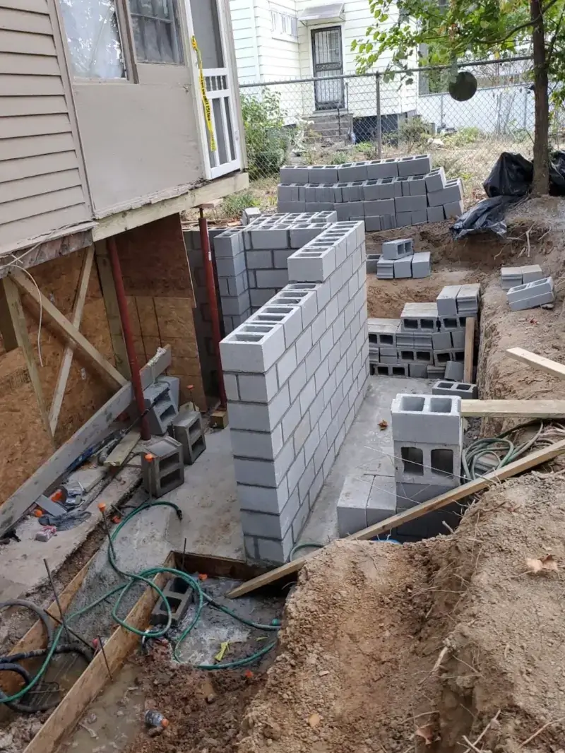 Exterior deck remodel in Columbia, MD with a spacious layout.