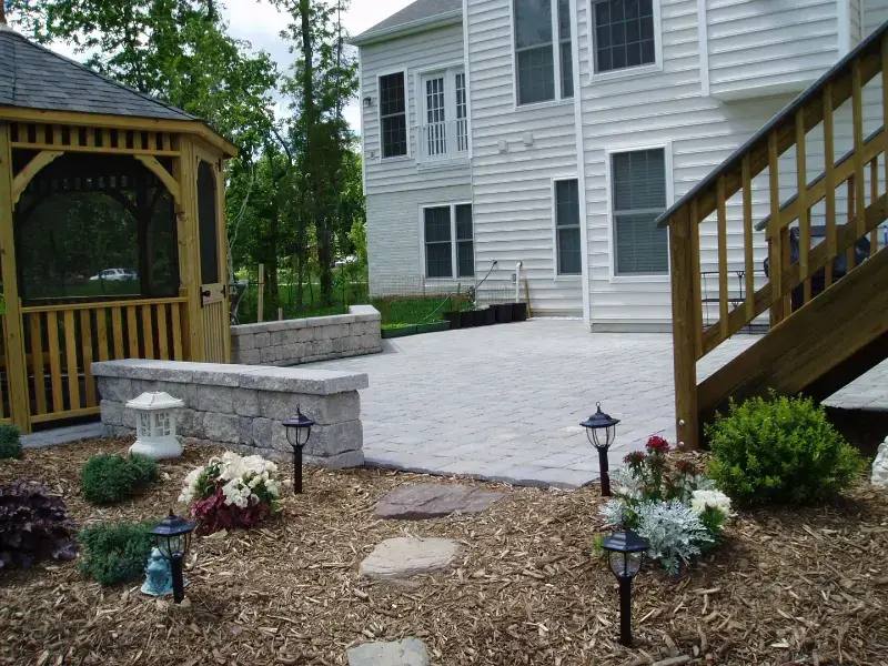 Wood deck addition in Bethesda, MD perfect for outdoor relaxation.