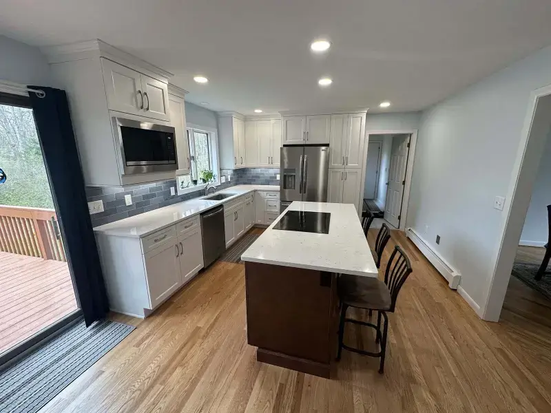 Chevy Chase kitchen renovation with elegant finishes and updated cabinetry.